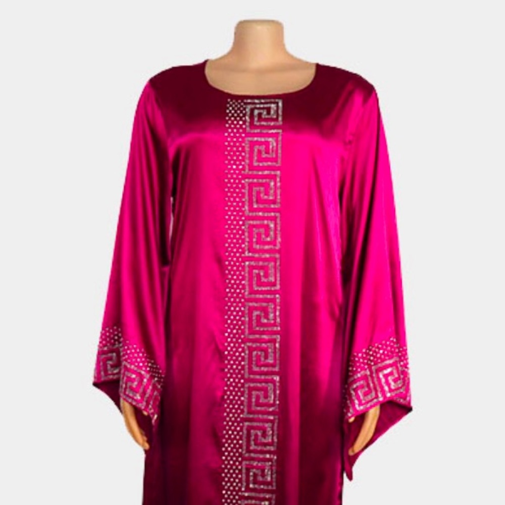 Wine Elegant Kaftan